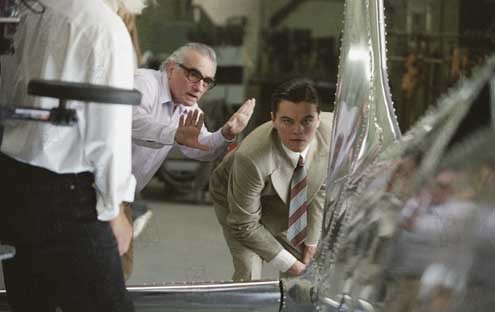 Aviator : Photo Leonardo DiCaprio, Martin Scorsese