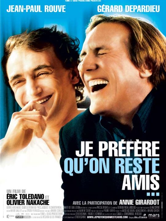 Je préfère qu'on reste amis... : Affiche Jean-Paul Rouve