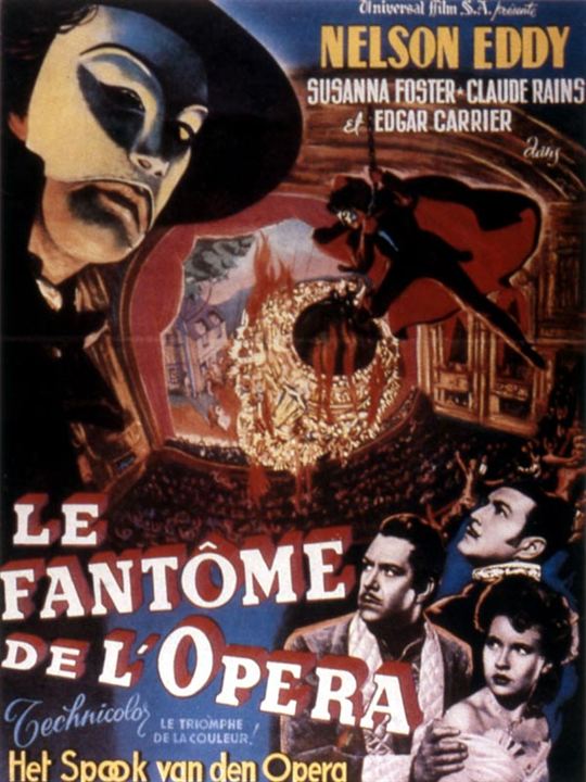Le Fantôme de l'Opéra : Affiche Arthur Lubin