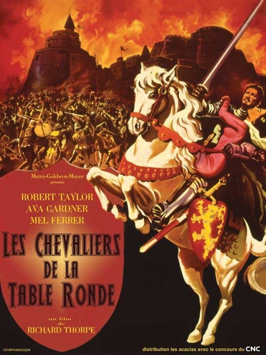 Les Chevaliers de la table ronde : Affiche Richard Thorpe, Robert Taylor