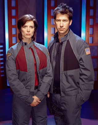 Photo Torri Higginson, Joe Flanigan