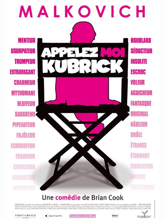 Appelez-moi Kubrick : Affiche Brian W. Cook