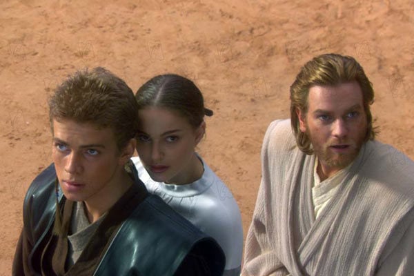 Star Wars : Episode II - L'Attaque des clones : Photo Ewan McGregor, Natalie Portman, Hayden Christensen