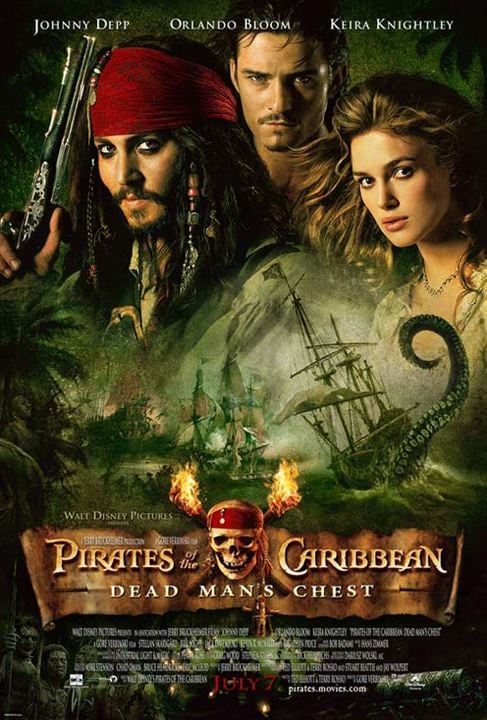 Pirates des Caraïbes : le Secret du Coffre Maudit : Affiche Keira Knightley