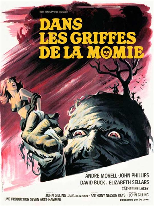 Dans les griffes de la momie : Affiche John Gilling