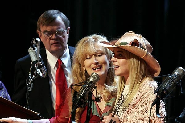 The Last Show : Photo Meryl Streep, Garrison Keillor, Robert Altman, Lindsay Lohan