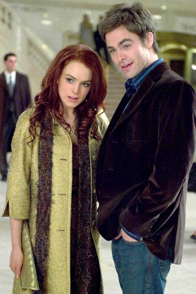 Lucky girl : Photo Chris Pine, Lindsay Lohan, Donald Petrie