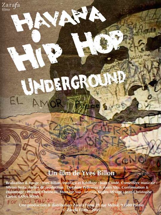 Havana hip hop underground : Affiche Yves Billon