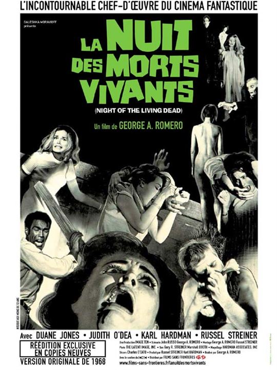 La Nuit des morts-vivants : Affiche George A. Romero