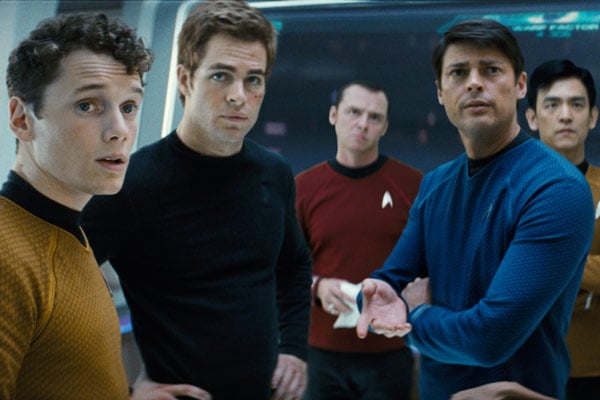 Star Trek : Photo Karl Urban, Chris Pine, Simon Pegg, Anton Yelchin, John Cho