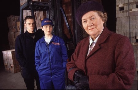 Photo Suzanne Maddock, Dominic Monaghan, Patricia Routledge