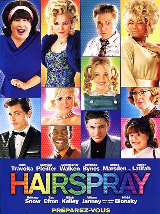 Hairspray : Affiche Elijah Kelley, Nikki Blonsky, Christopher Walken, Adam Shankman