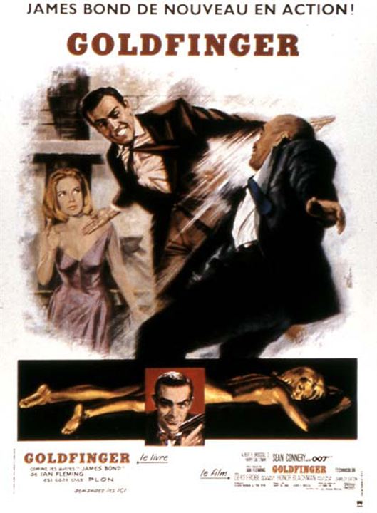 Goldfinger : Affiche Honor Blackman