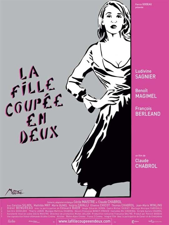 La fille coupée en deux : Affiche Claude Chabrol, Miss.Tic