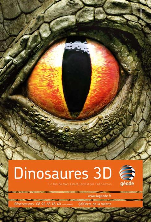 Dinosaures 3D : Géants de Patagonie : Affiche Marc Fafard