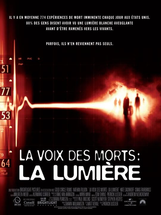 La Voix des morts : la lumière : Affiche Patrick Lussier