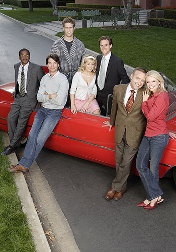 Photo Allison Munn, Jerry Minor, Tim Peper, Fred Goss, T.J. Miller, Faith Ford, Jerry O'Connell