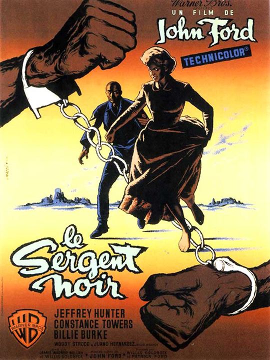 Le Sergent noir : Affiche Woody Strode, John Ford, Constance Towers