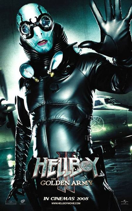 Hellboy II les légions d'or maudites : Affiche Mike Mignola, Doug Jones