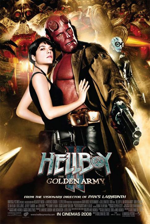 Hellboy II les légions d'or maudites : Affiche Mike Mignola