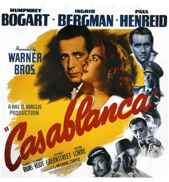 Casablanca : Photo Michael Curtiz