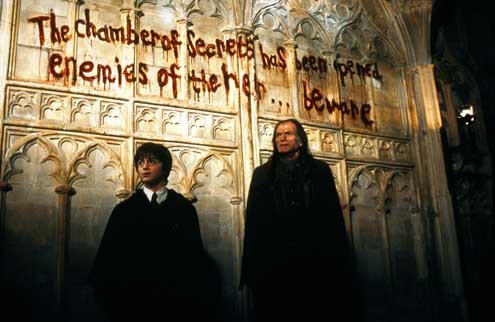 Harry Potter et la chambre des secrets : Photo David Bradley (IV), Chris Columbus, Daniel Radcliffe