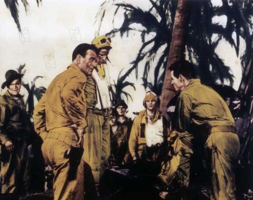 Les Diables de Guadalcanal : Photo John Wayne, Robert Ryan, Nicholas Ray