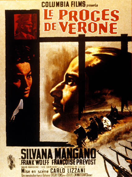 Le Procès de Verone : Affiche Carlo Lizzani