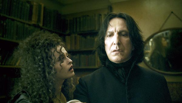 Harry Potter et le Prince de sang mêlé : Photo Helena Bonham Carter, Alan Rickman