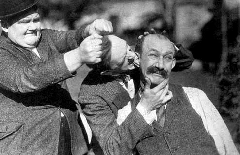 Oeil pour oeil : Photo Leo McCarey, Stan Laurel, Oliver Hardy