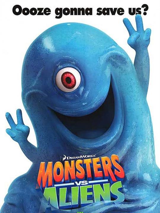 Monstres contre Aliens : Affiche Rob Letterman