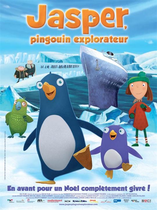 Jasper, pingouin explorateur : Affiche Udo Beissel, Michael Mädel, Eckart Fingberg