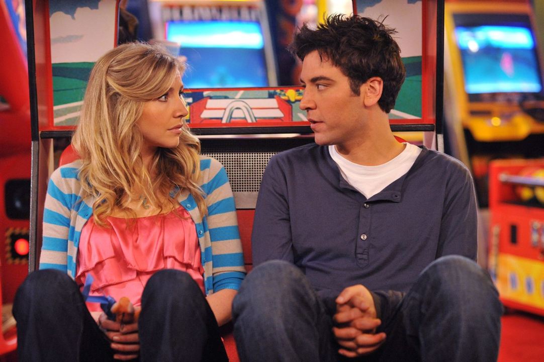 Photo Sarah Chalke, Josh Radnor