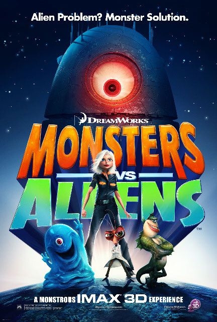 Monstres contre Aliens : Affiche