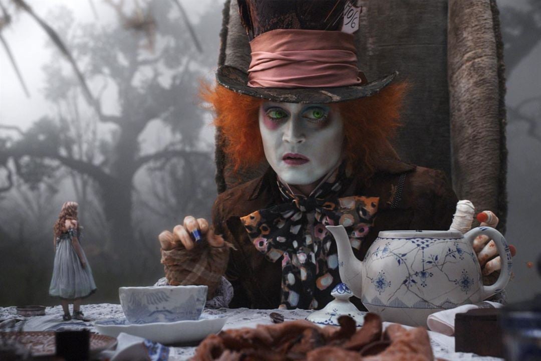 Alice au Pays des Merveilles : Photo Johnny Depp, Mia Wasikowska