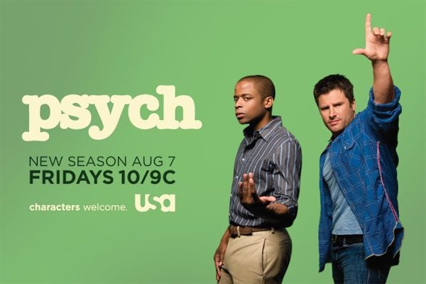 Photo Dule Hill, James Roday Rodriguez