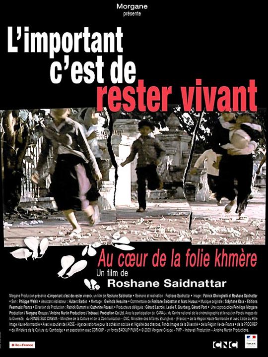 L'Important c'est de rester vivant : Affiche Roshane Saidnattar
