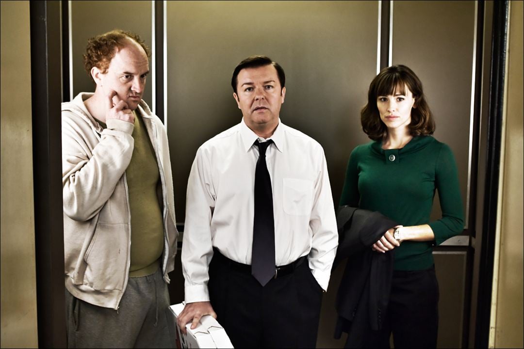 The Invention of Lying : Photo Ricky Gervais, Louis C.K., Matthew Robinson (II), Jennifer Garner