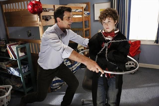 Modern Family : Photo Nolan Gould, Ty Burrell