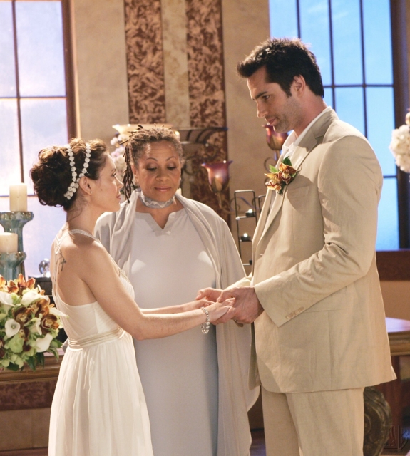 Charmed : Photo Victor Webster, Alyssa Milano, Denise Dowse