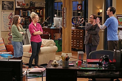 The Big Bang Theory : Photo Johnny Galecki, Kaley Cuoco, Mayim Bialik, Jim Parsons