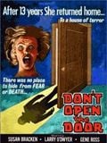 Don't open the door : Affiche