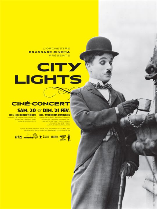 City Lights - Ciné concert : Affiche