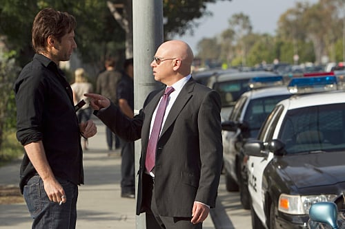 Photo Evan Handler, David Duchovny