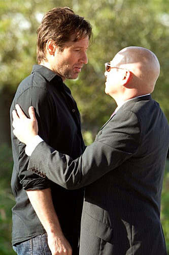 Photo Evan Handler, David Duchovny