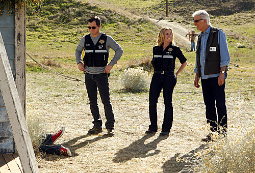 Les Experts : Photo Ted Danson, Elisabeth Shue, George Eads