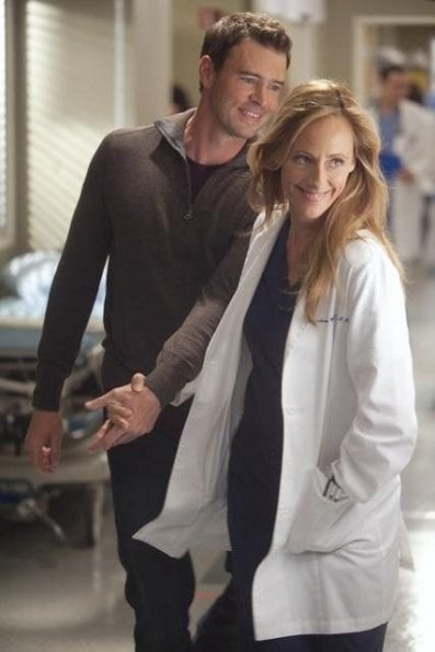 Grey's Anatomy : Photo Kim Raver, Scott Foley
