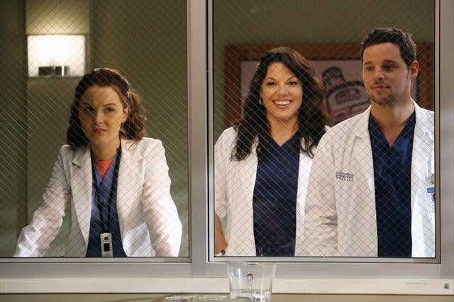 Grey's Anatomy : Photo Camilla Luddington, Sara Ramirez, Justin Chambers (I)