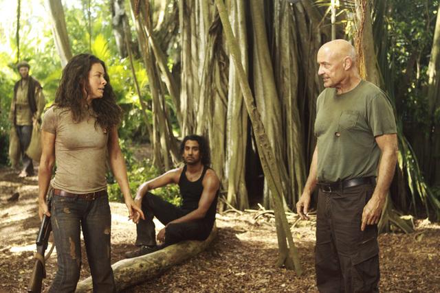 Photo Naveen Andrews, Evangeline Lilly, Terry O'Quinn