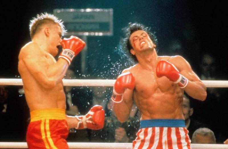 Rocky IV : Photo Sylvester Stallone, Dolph Lundgren